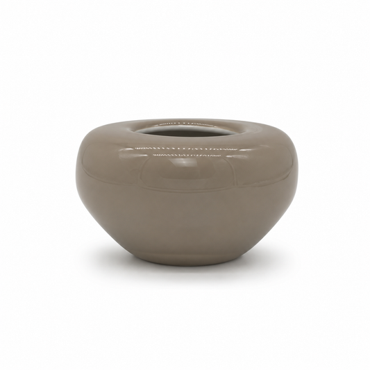 VDK Bonnie Candleholder Taupe 12x12cm