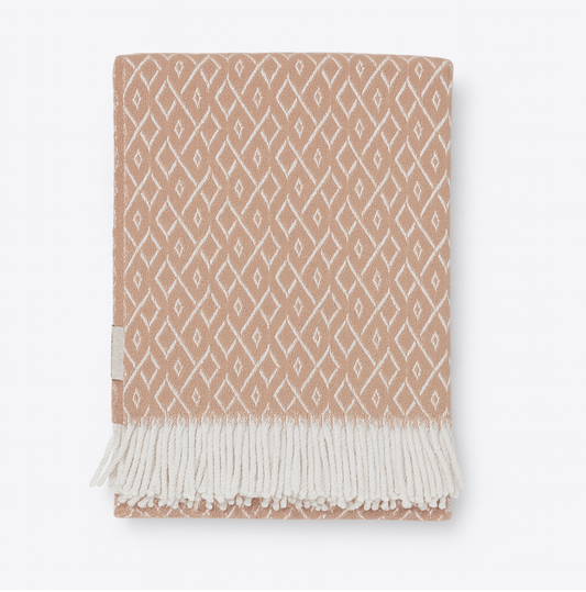 VDK Agave Plaid Dusty Rose 140x180