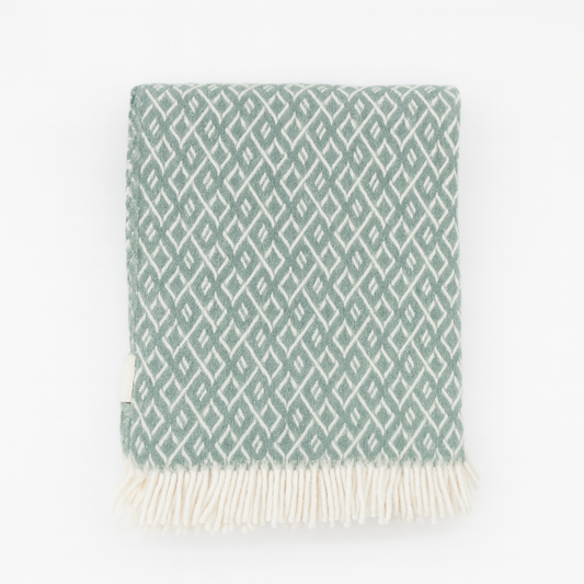 VDK Agave Plaid Sage Green 140x180