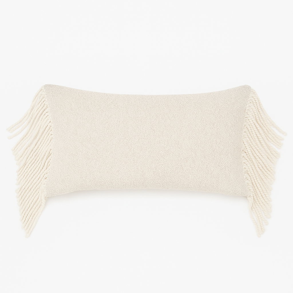 VDK Tokio Nights Cushion Beige TSL White 30x50