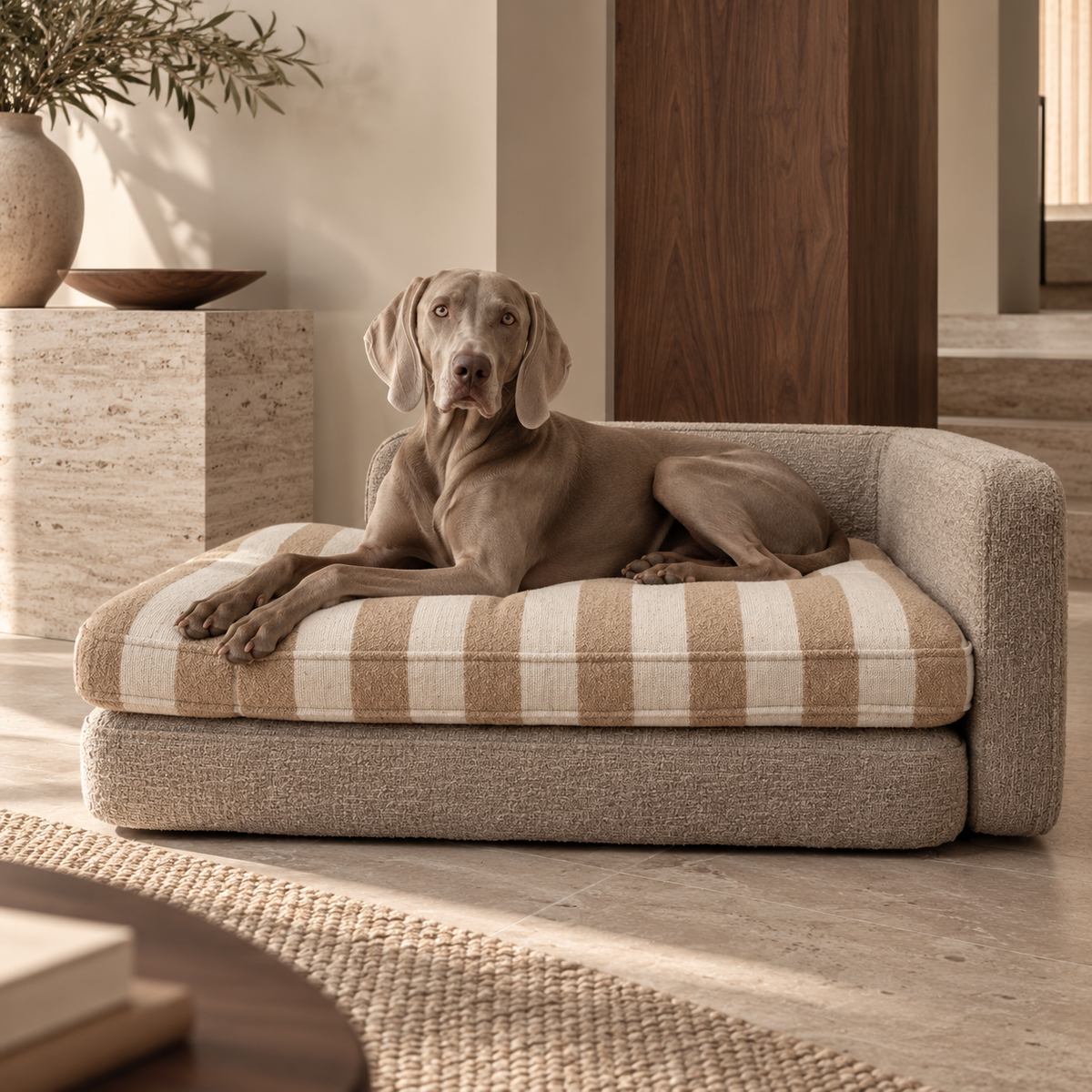 HP Pet Bed XL incl. Pet Cush Rivièra 65x95