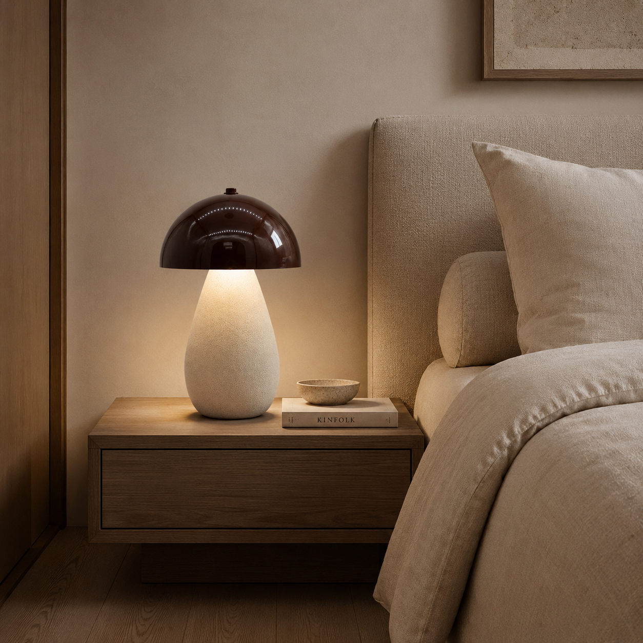 Coffee Mush Tablelamp Ceramic Latte