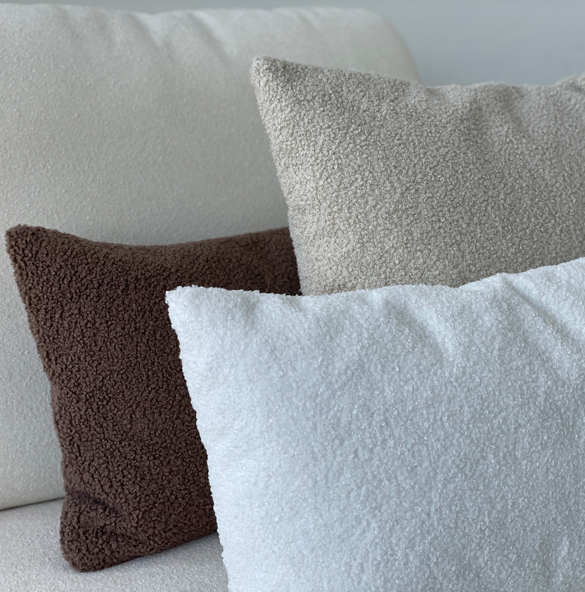 Dolly Cushion White 60x60