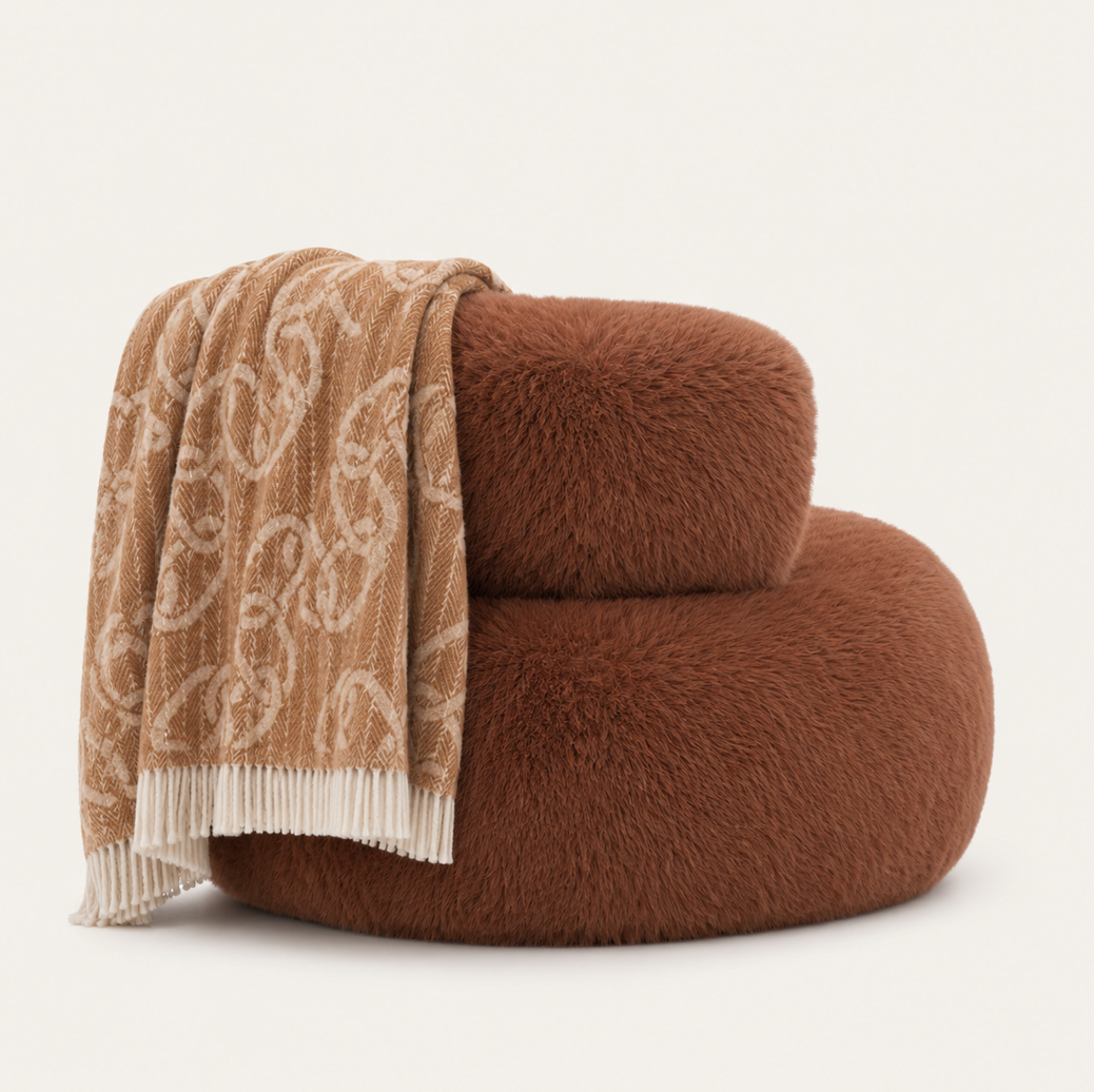 VDK Link Plaid Antique Gold 140x180