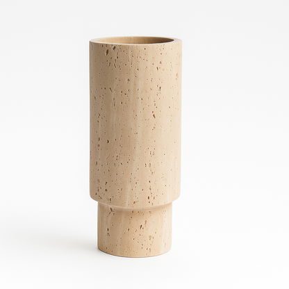 VDK Tivoli Travertine Vase Big H34