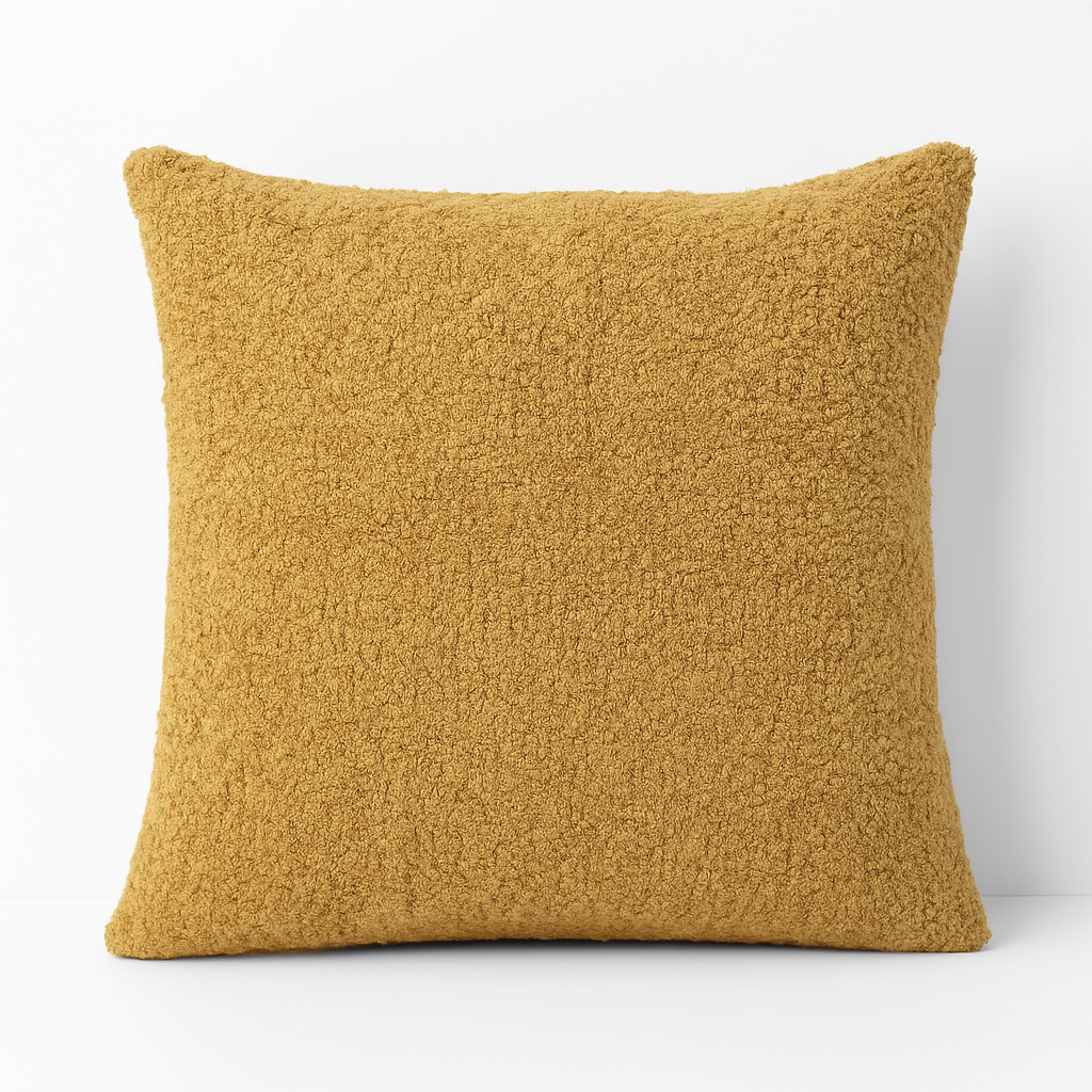 Burla Bouclé Alpaca Cushion Camello 50x50 - SALES -50%