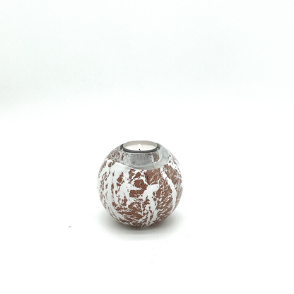 Ixelles Bol Candleholder Sm Ø10 - White Brick