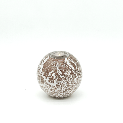 Ixelles Bol Candleholder M Ø15 - White Brick