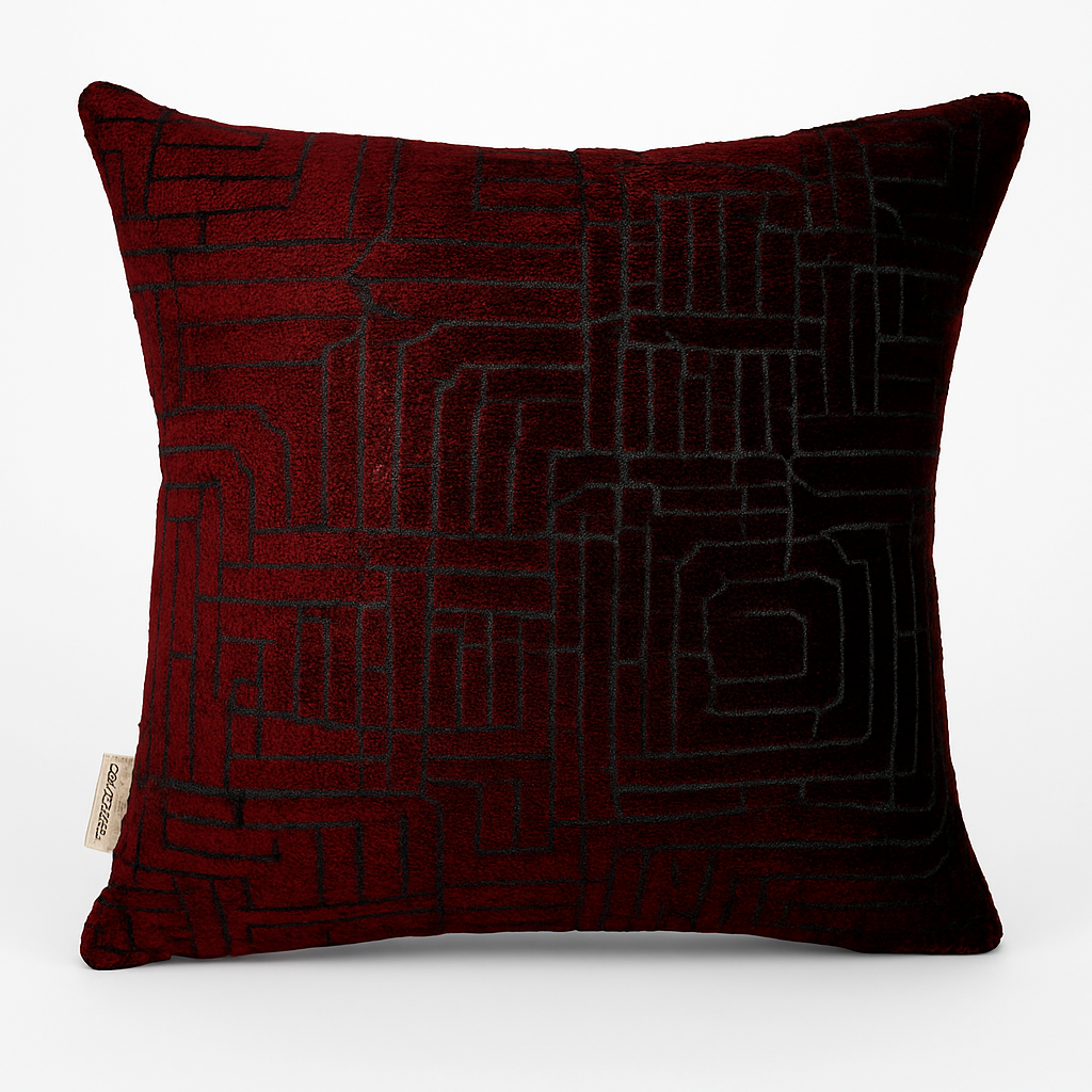VDK Rebel Cushion Cherry Red 50x50 - SALE -50%