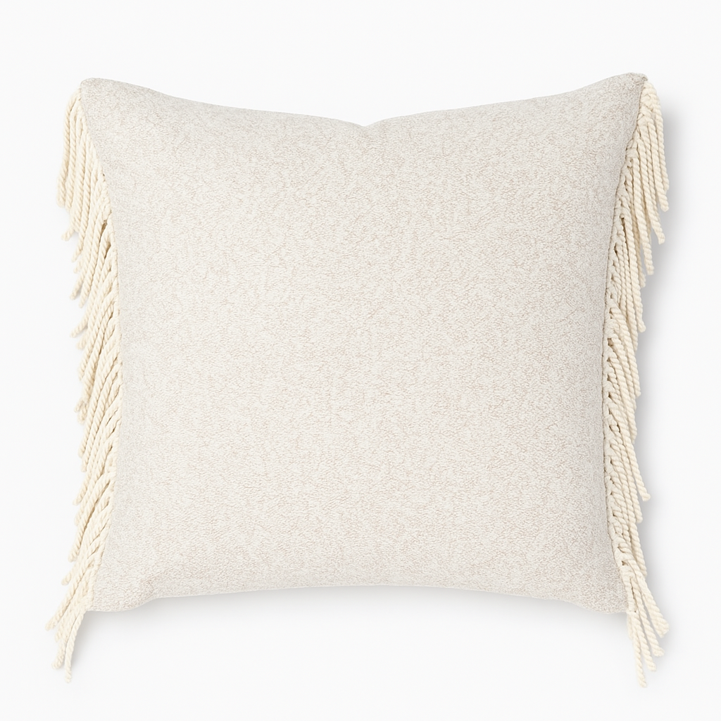 VDK Tokio Nights Cushion Beige TSL White 60x60