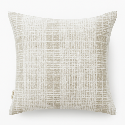 VDK Check Cushion Beige 50x50