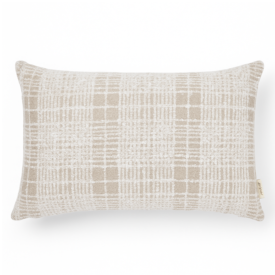 VDK Check Cushion Beige 40x60