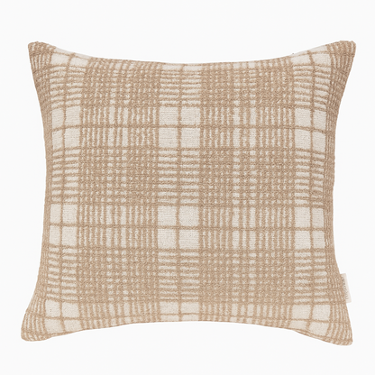 VDK Check Cushion Dusty Rose 50x50