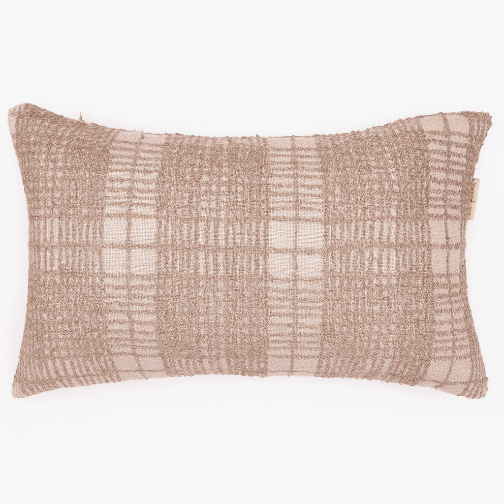VDK Check Cushion Dusty Rose 40x60