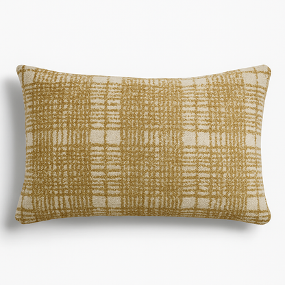 VDK Check Cushion Stone 40x60