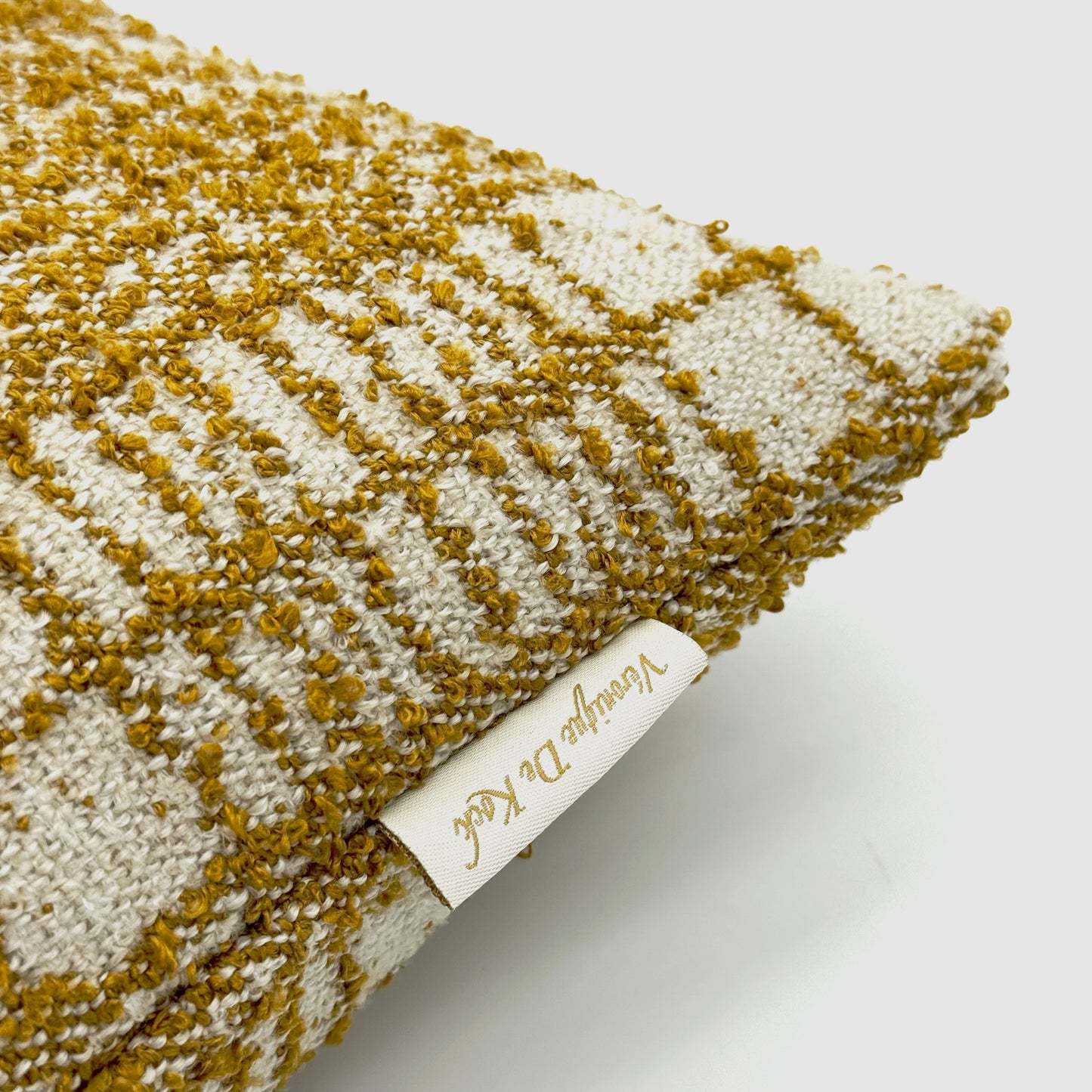 VDK Check Cushion Stone 40x60