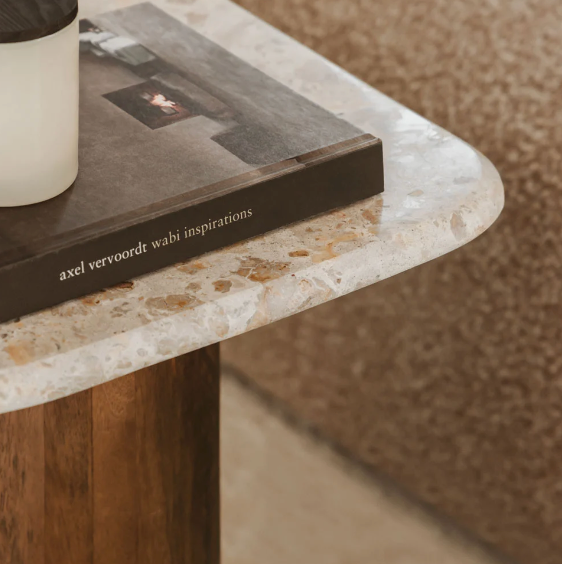 Meridien Side Table Marble L 40x40