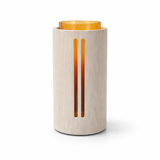 VDK Vase Wood Big H30 Riviera Orange