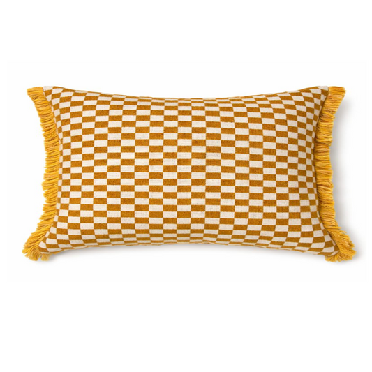 VDK Rivièra Stripe Cushion FRZL Yellow 30x50