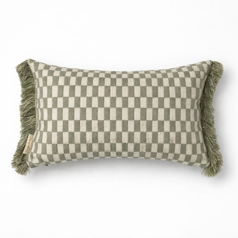 VDK Rivièra Stripe Cushion FRZL Green 30x50