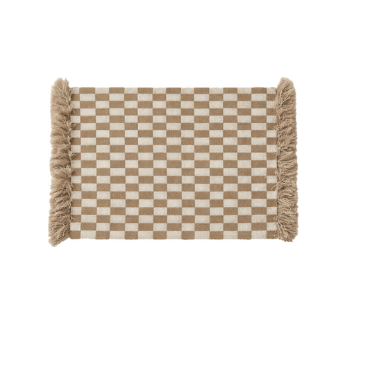 VDK Rivièra Placemat Damier FRZL Beige Set/2