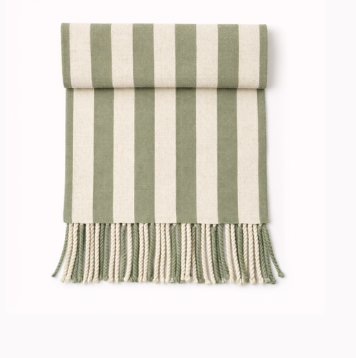 VDK Rivièra Runner Stripe TSL Green 50x150 Set/2