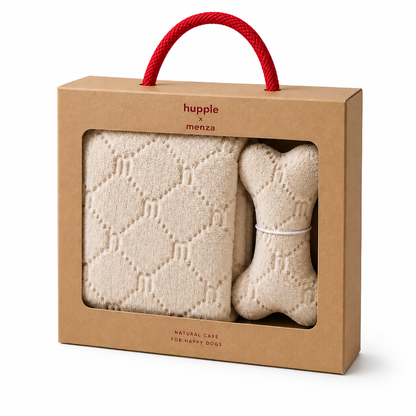 HP Pet Plaid 100x70 + Bone Embossed Monogram - Giftbox