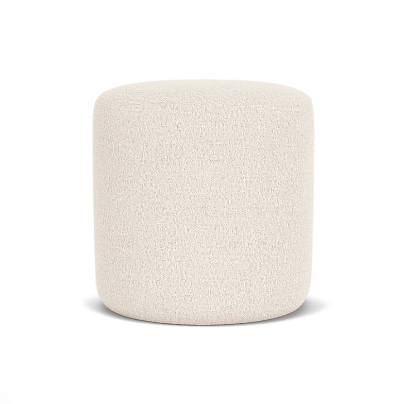 Lettz Boucle Pouffe Latte Ø40xH45