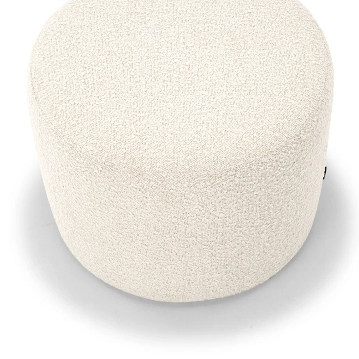 Lettz Boucle Pouffe Latte Ø40xH45