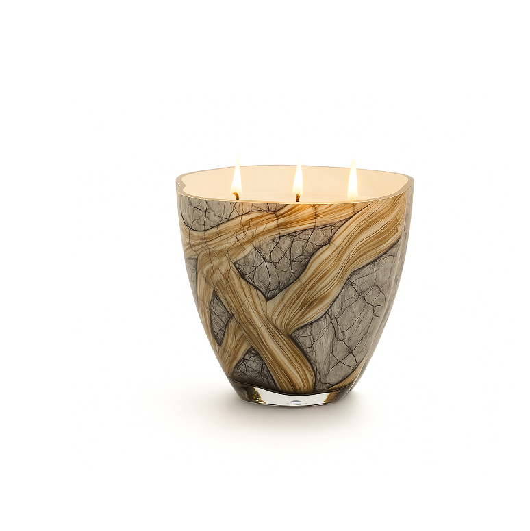 Sultan Grey Scented Candle M 18 Oriental Boise