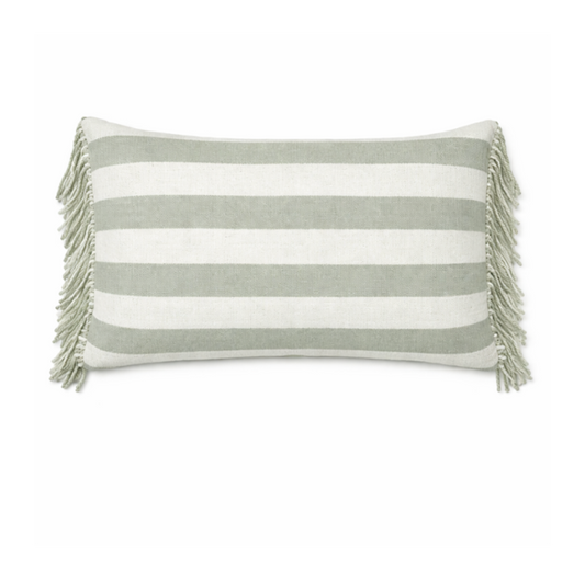 VDK Rivièra Stripe Cushion TSL Green 30x50