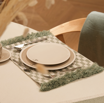 VDK Rivièra Placemat Damier FRZL Yellow Set/2