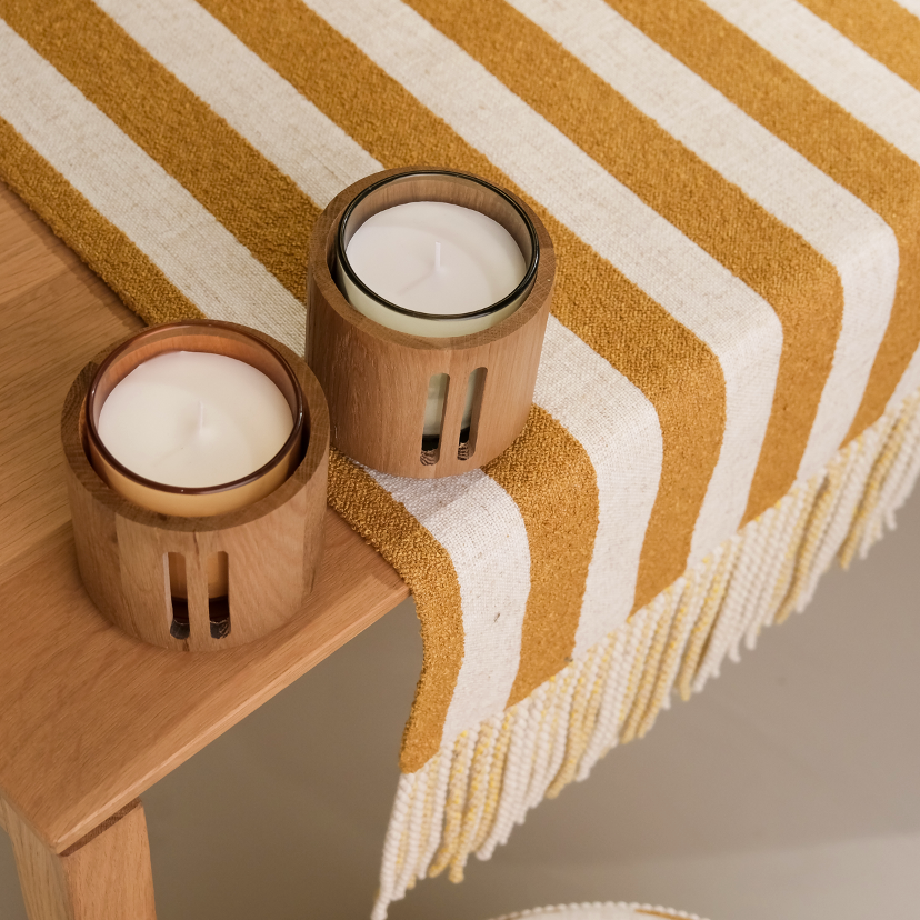 VDK Rivièra Runner Stripe TSL Green 50x150 Set/2