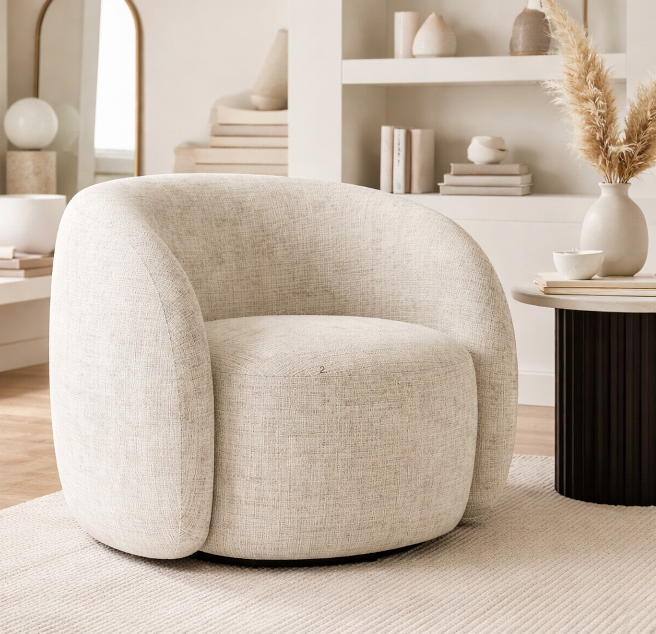 Menza 1-seat Max Swivel Beige