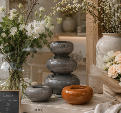 VDK Bonnie Vase Big Taupe H35
