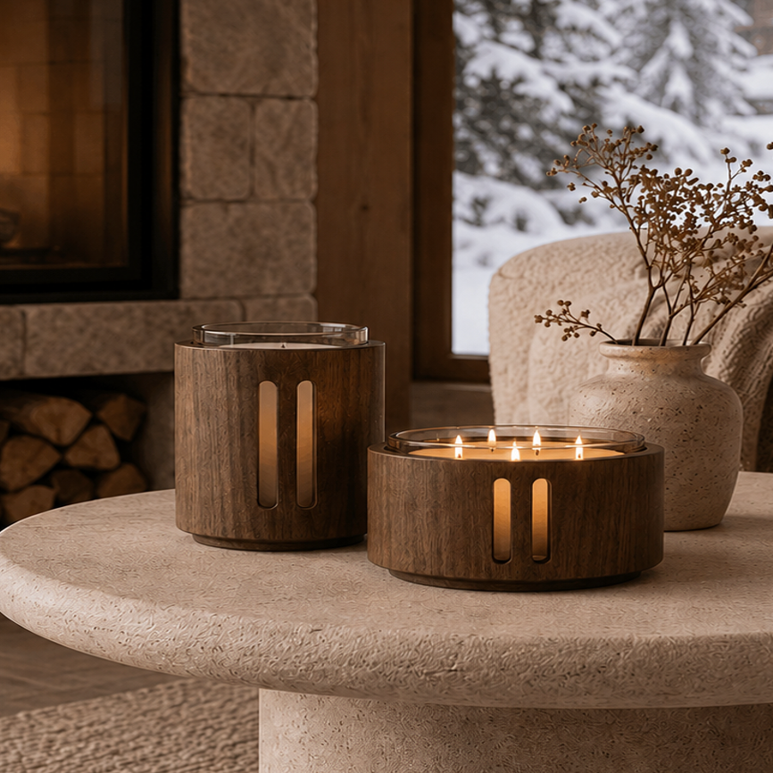 VDK Scented Candle L 22 Walnut Brown - SH