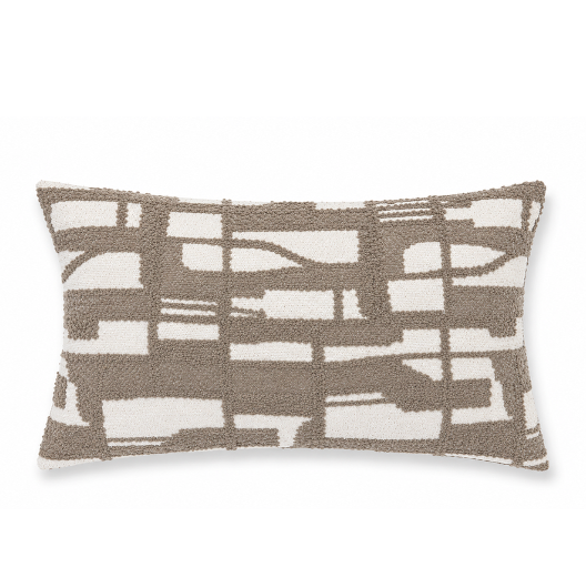 VDK Woven Earth Cushion Taupe 40x60