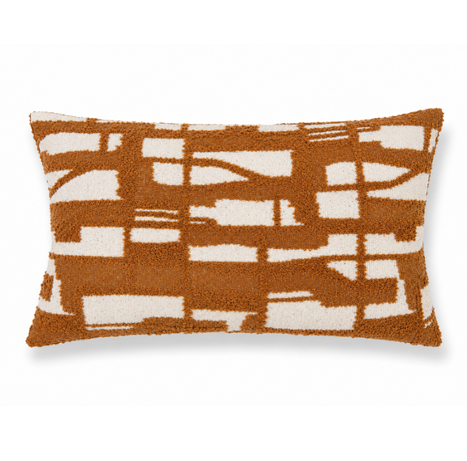 VDK Woven Earth Cushion Stone 40x60