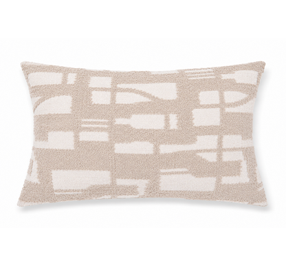 VDK Woven Earth Cushion Ice White 40x60