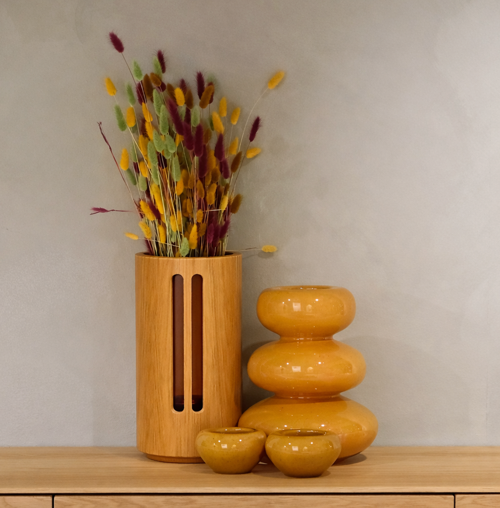 VDK Vase Oak SM H20 Mystic Brown