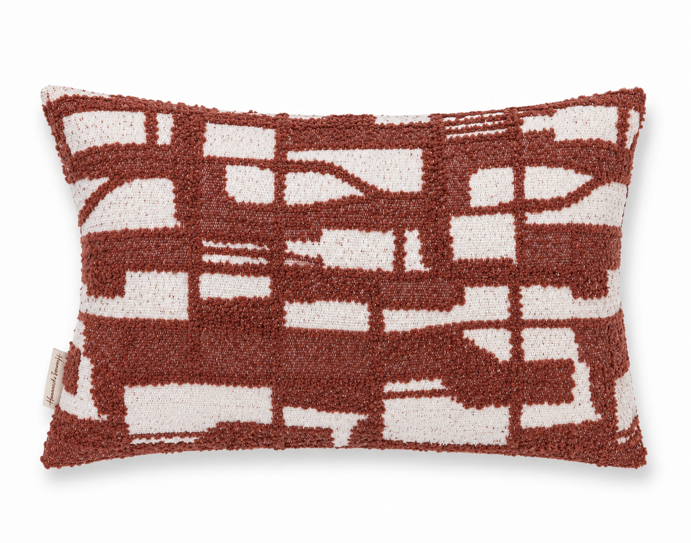 VDK Woven Earth Cushion Brick Red 40x60