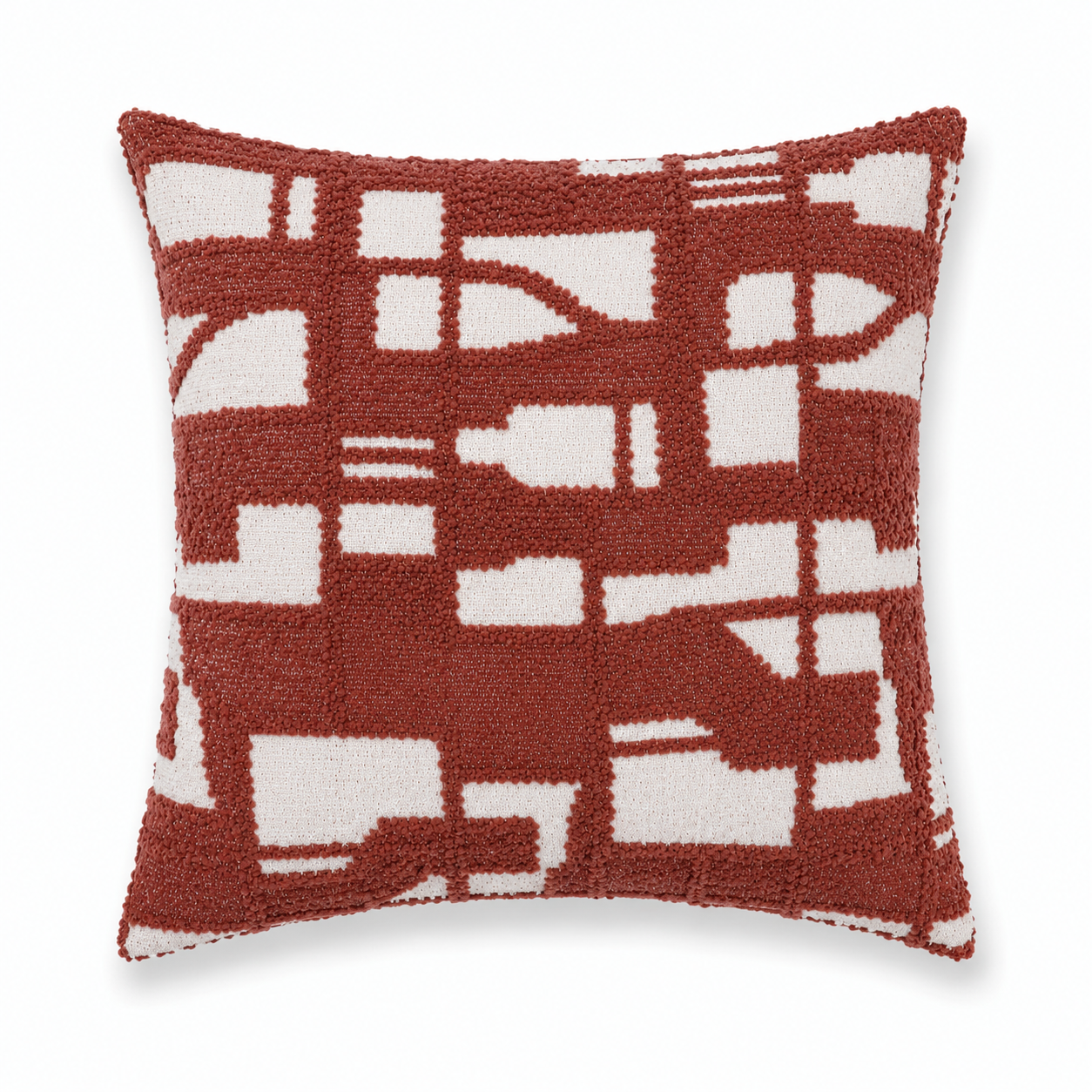 VDK Woven Earth Cushion Brick Red 50
