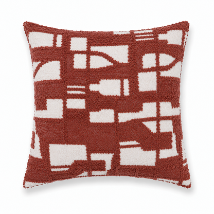 VDK Woven Earth Cushion Brick Red 50