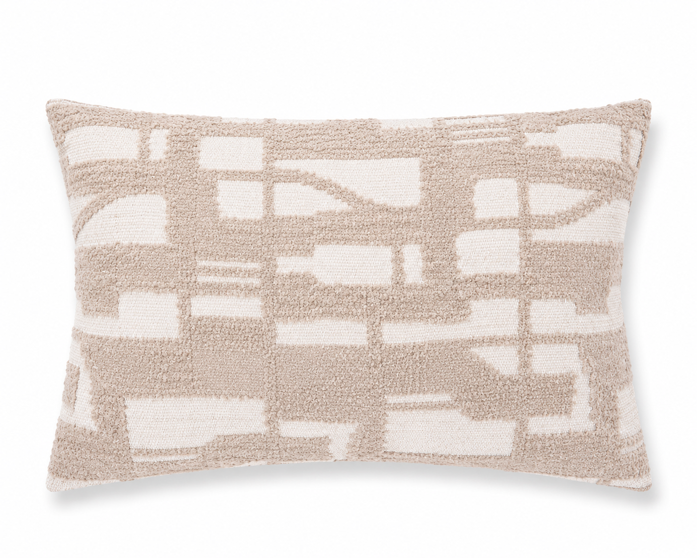 VDK Woven Earth Cushion Ice White 40x60