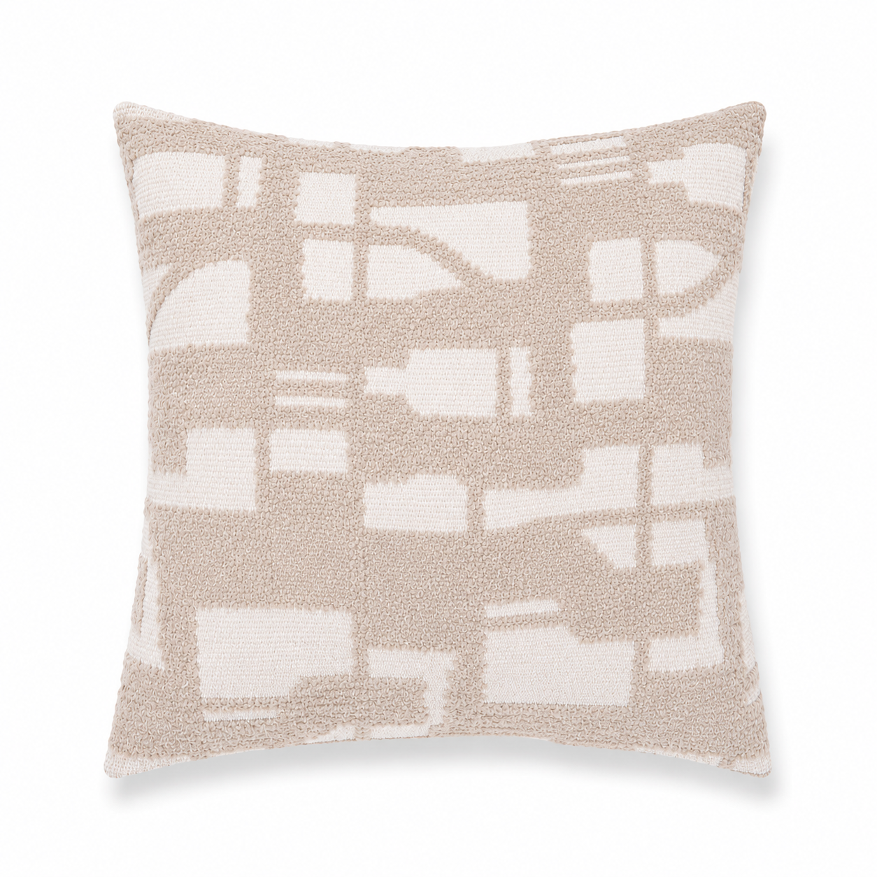 VDK Woven Earth Cushion Ice White 50