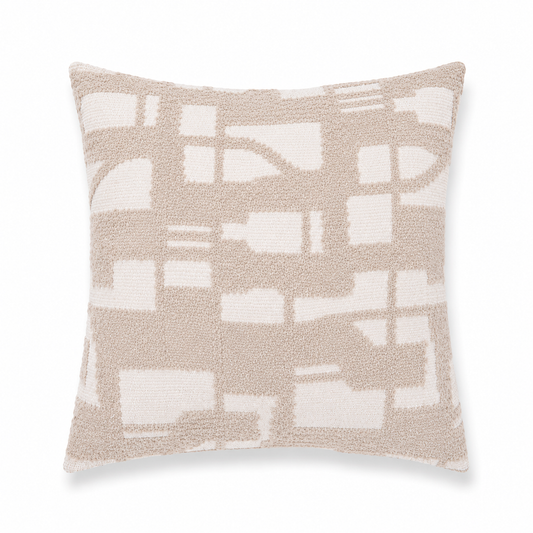 VDK Woven Earth Cushion Ice White 50