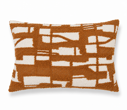 VDK Woven Earth Cushion Stone 40x60