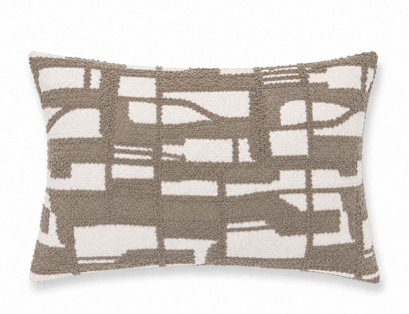 VDK Woven Earth Cushion Taupe 40x60