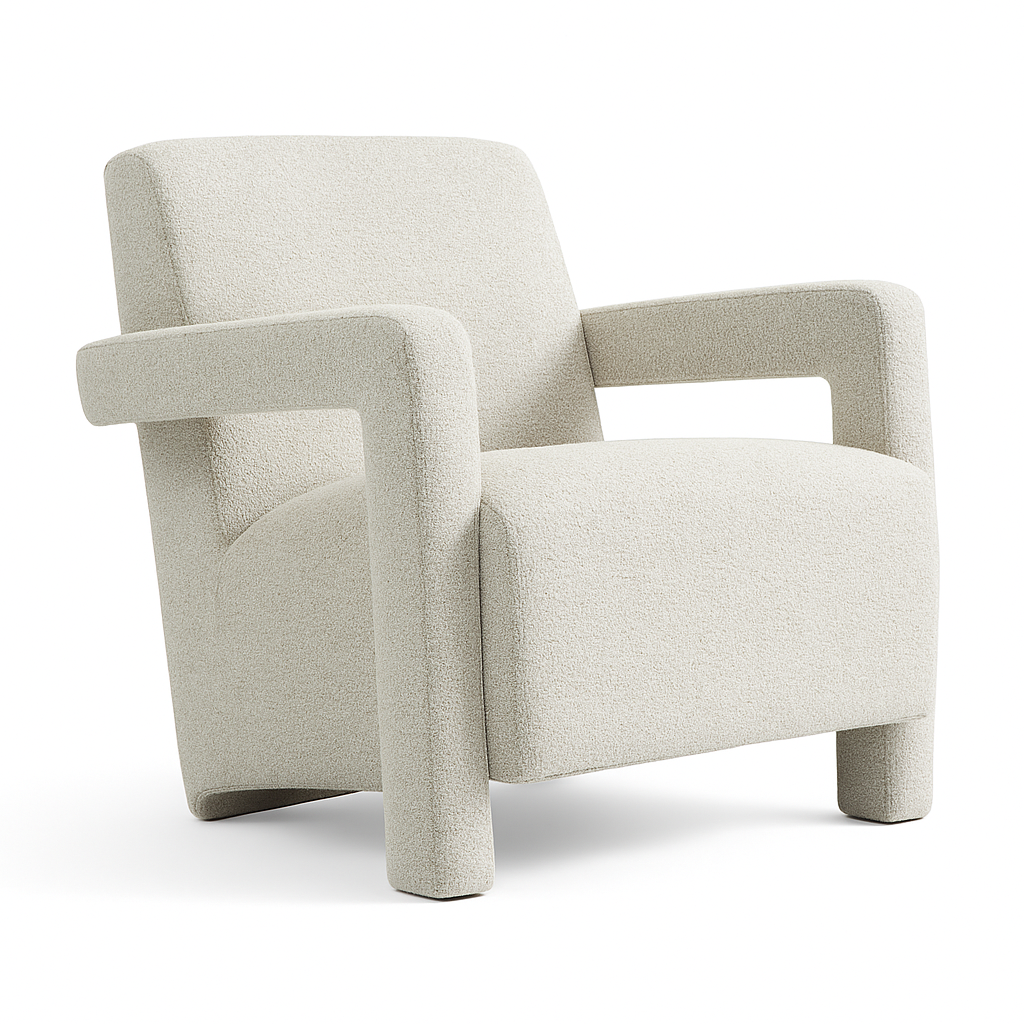Zaha 1-seat Armchair Bouclé Beige